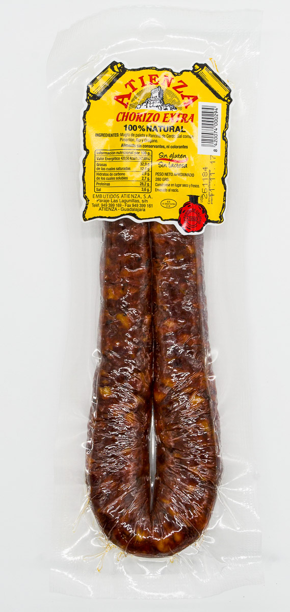 Chorizo extra natural