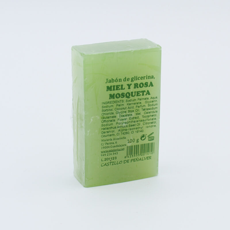 Jabón Glicerina de miel y rosa mosqueta